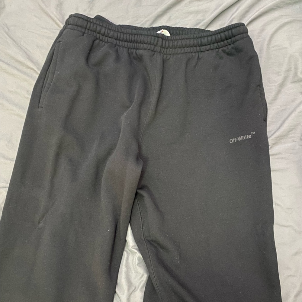Off white Black Joggers